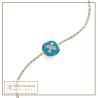 bracciale Allegra smalto con fiore medio